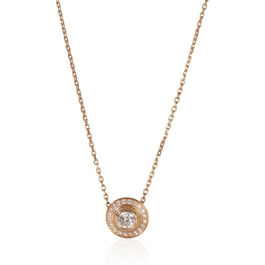 Rose Gold Diamond Damour Pendant