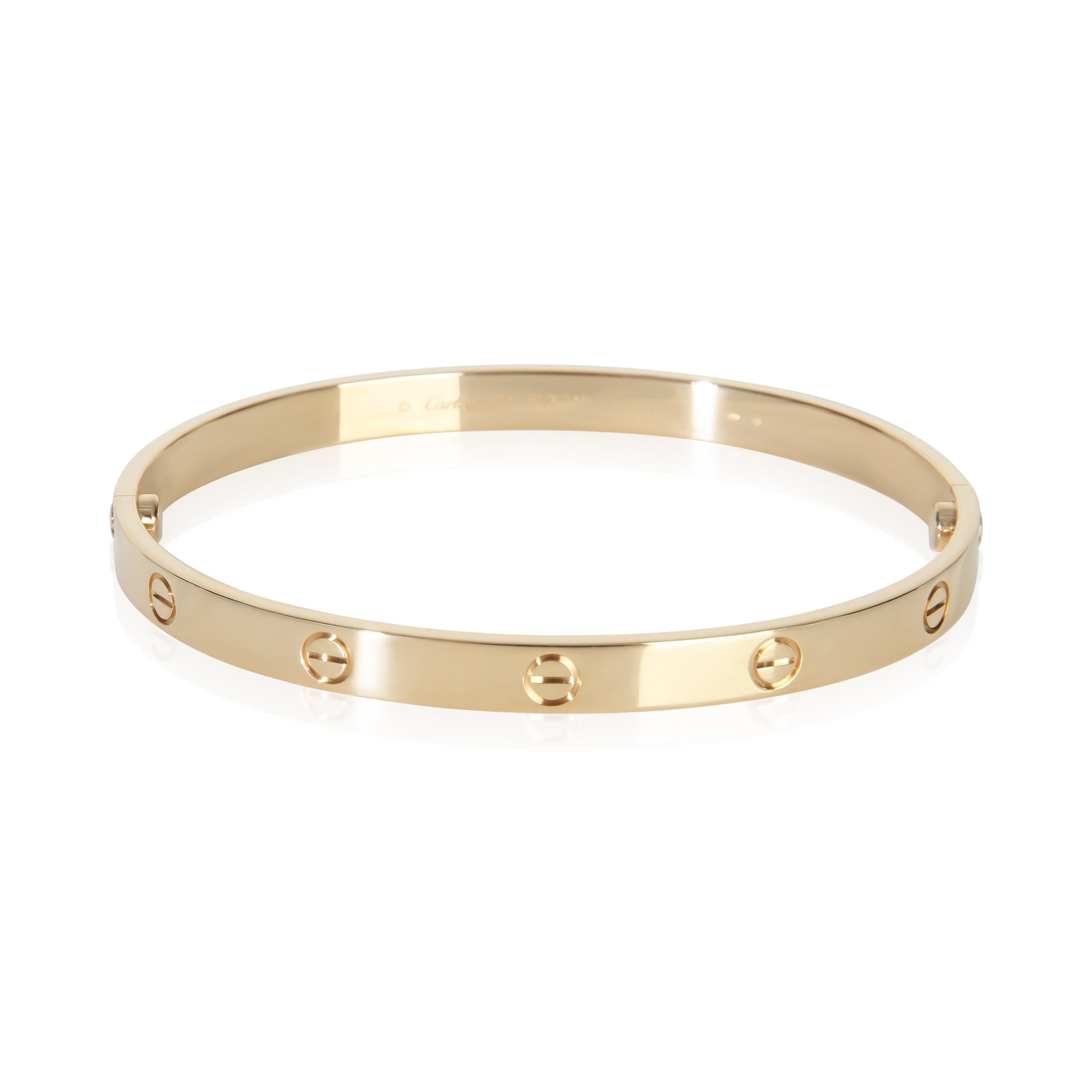 Yellow Gold  Love Bracelet