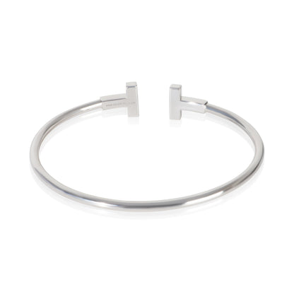 White Gold Diamond Tiffany T Wire Bracelet