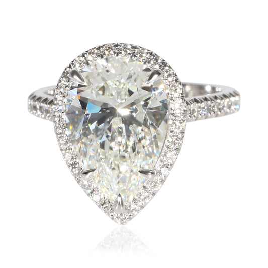4.02 ct Pear Diamond Soleste Engagement Ring