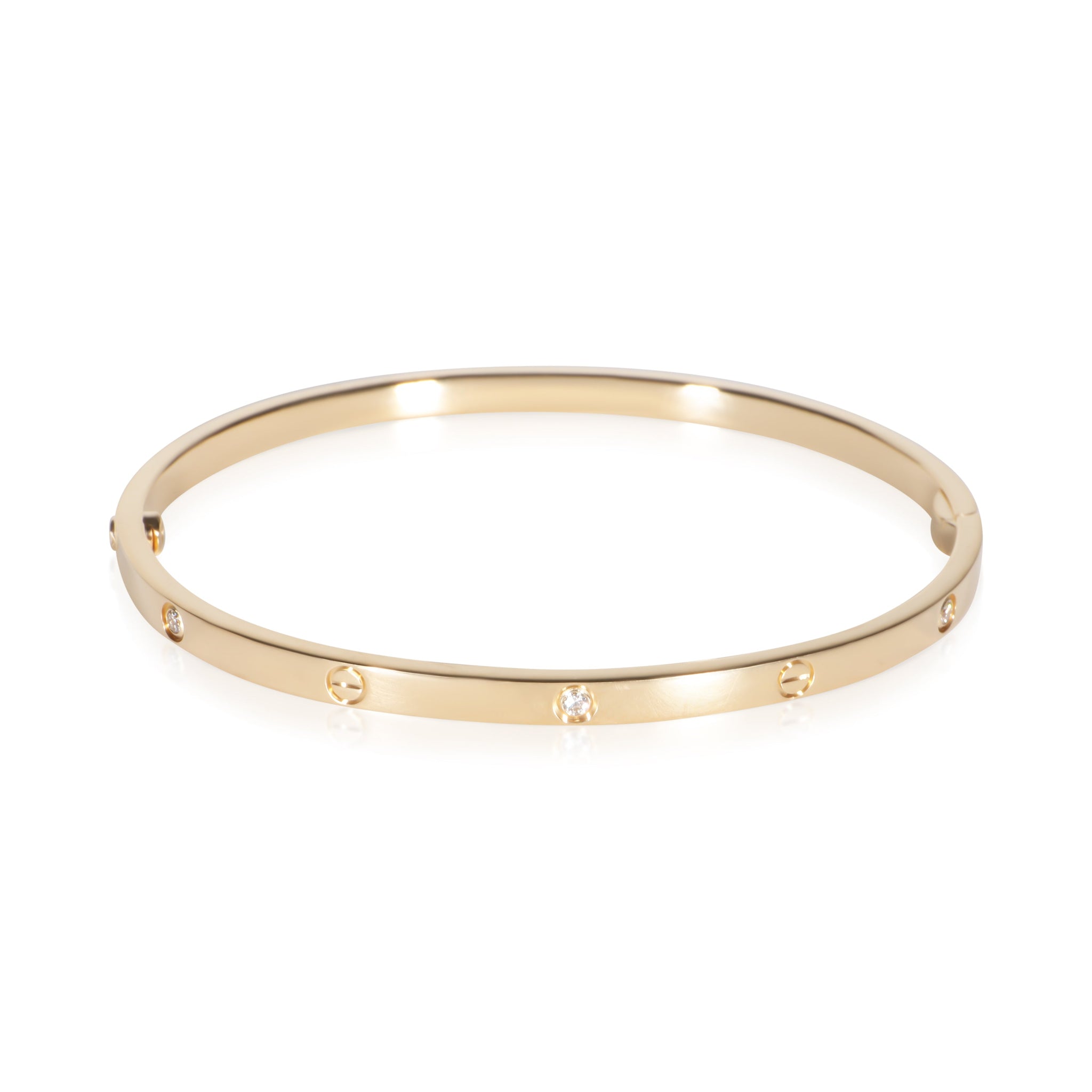 Yellow Gold Diamond Small Model Love Bracelet