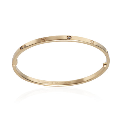 Yellow Gold Diamond Small Model Love Bracelet