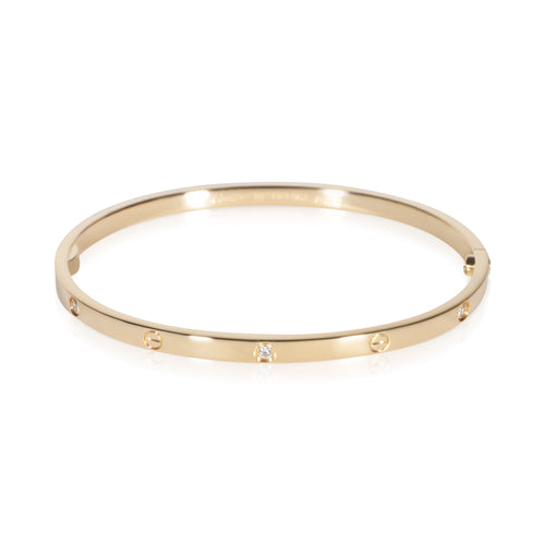 Yellow Gold Diamond Small Model Love Bracelet