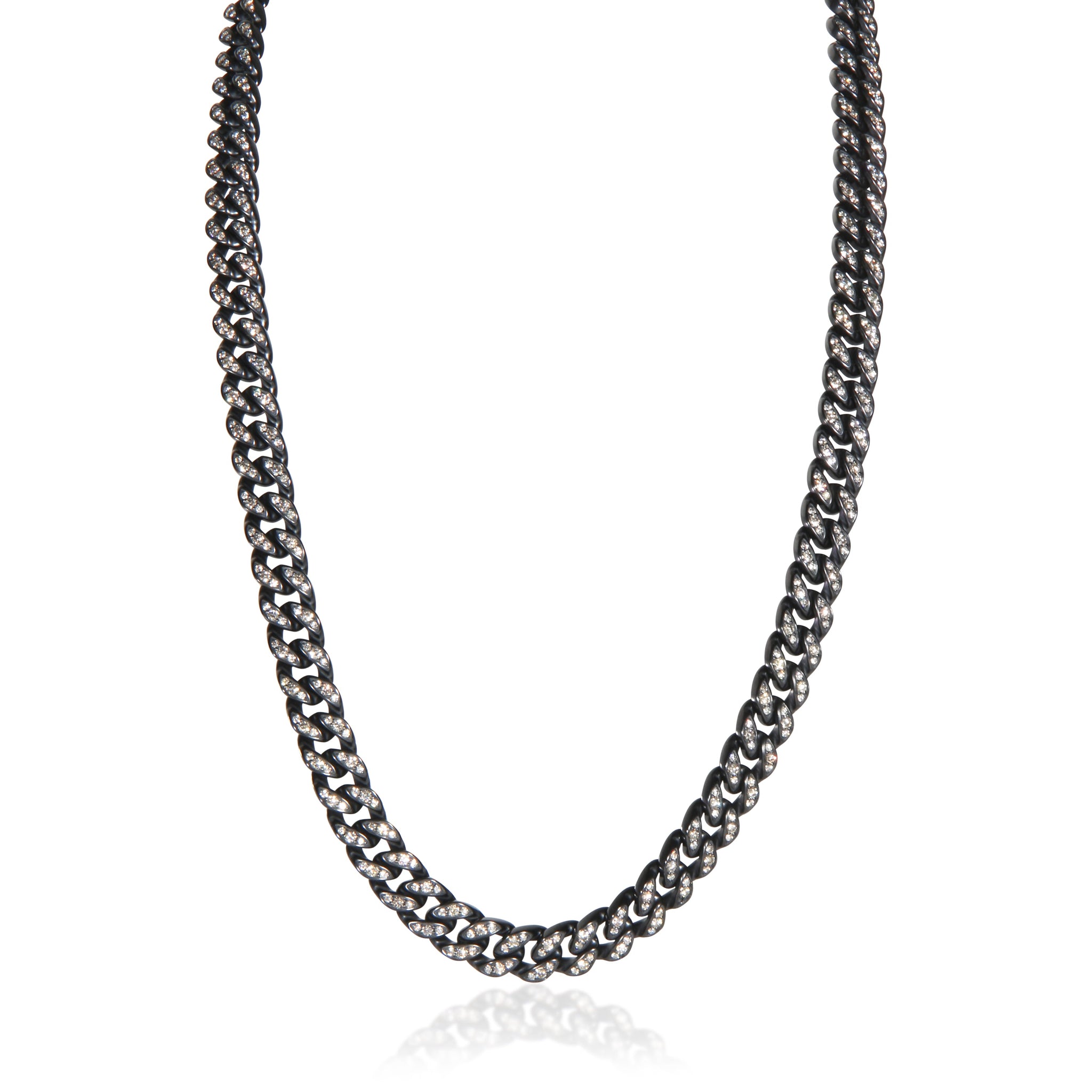 Diamond Curb Chain Necklace