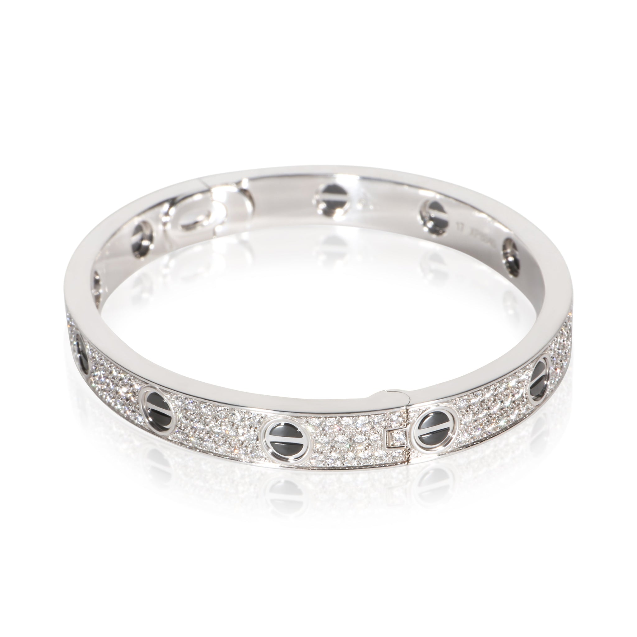 White Gold Diamond Love Bracelet
