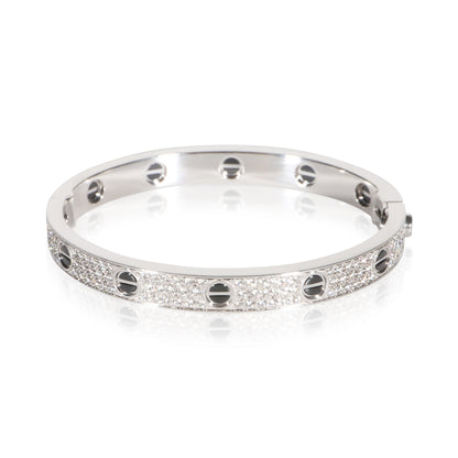 White Gold Diamond Love Bracelet