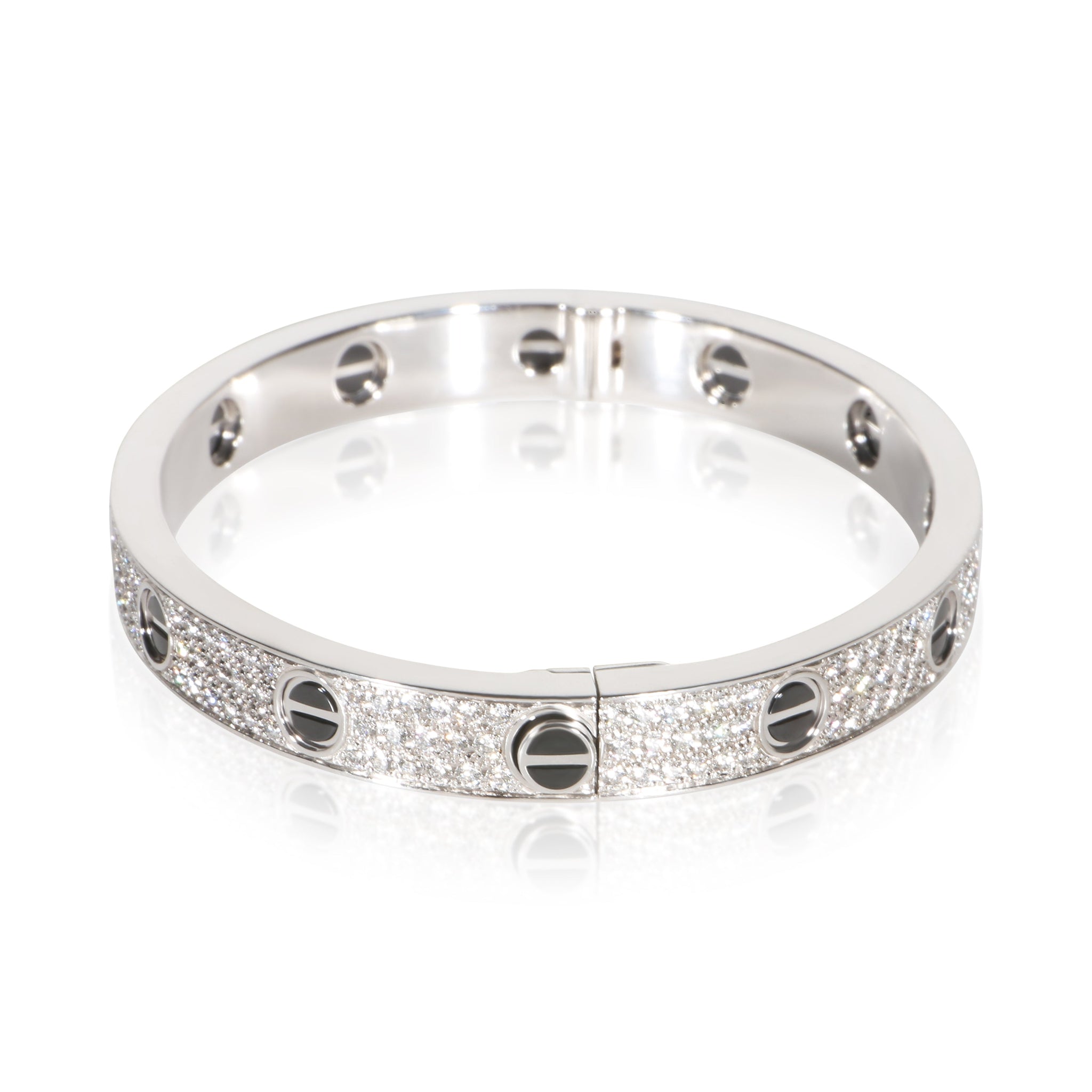 White Gold Diamond Love Bracelet