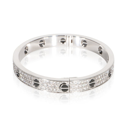 White Gold Diamond Love Bracelet