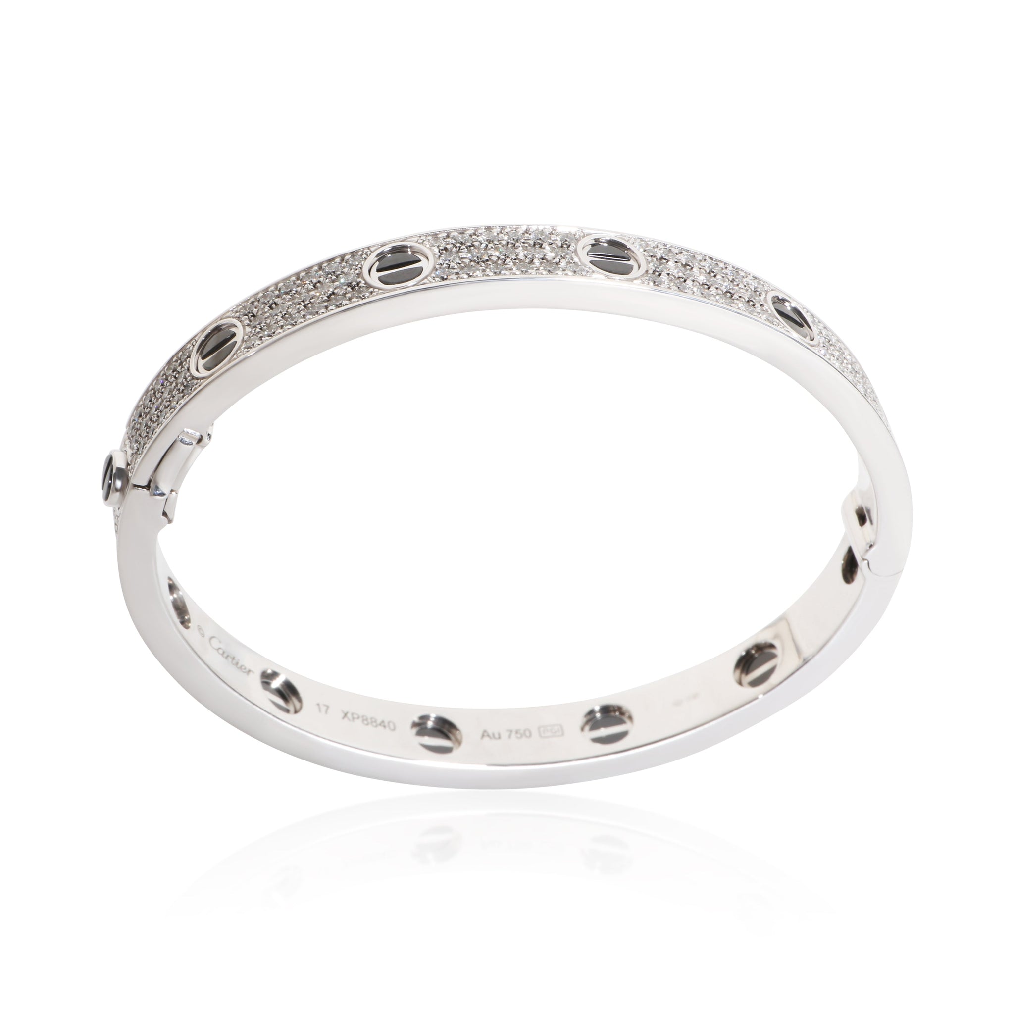 White Gold Diamond Love Bracelet