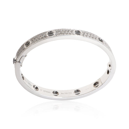 White Gold Diamond Love Bracelet