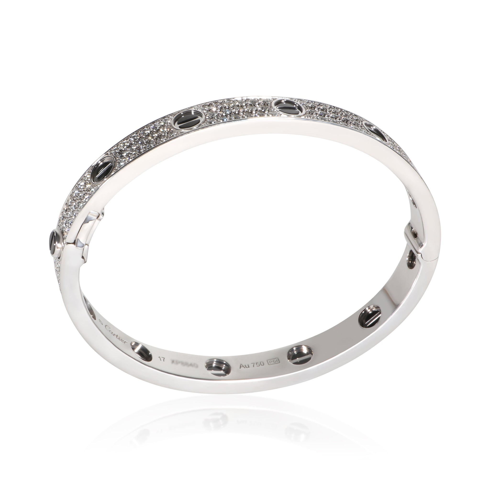 White Gold Diamond Love Bracelet