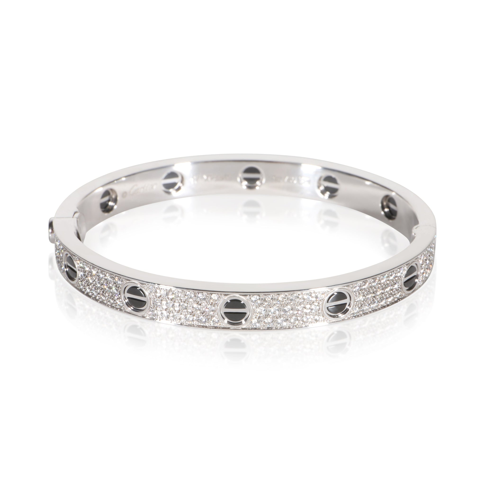 White Gold Diamond Love Bracelet