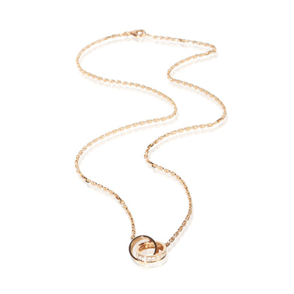 Rose Gold Diamond Love Necklace