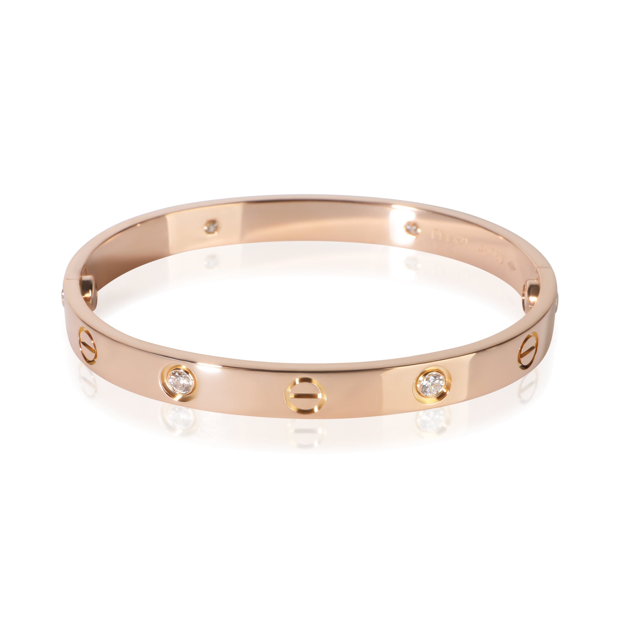Rose Gold Diamond Love Bracelet