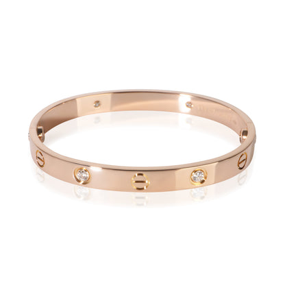 Rose Gold Diamond Love Bracelet