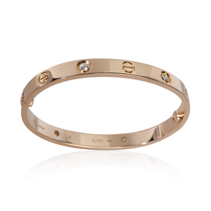 Rose Gold Diamond Love Bracelet