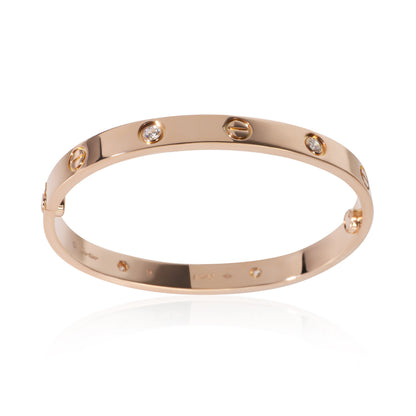 Rose Gold Diamond Love Bracelet