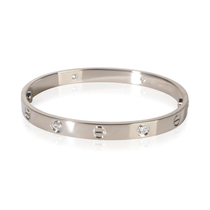 White Gold Diamond Love Bracelet