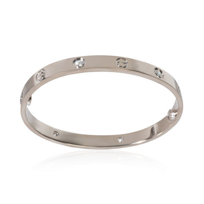 White Gold Diamond Love Bracelet