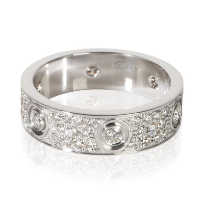 White Gold Diamond Love Ring