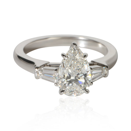 1.04 ct Pear Diamond Classic Engagement Ring