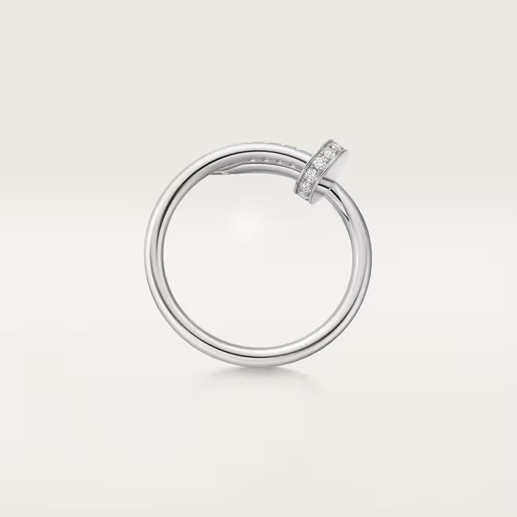 Juste un Clou ring, small model, diamonds