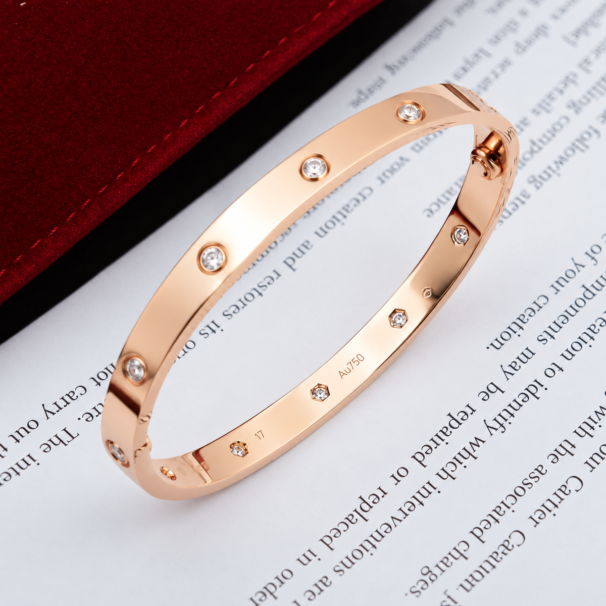 Cartier Love 10 Diamonds Bracelet