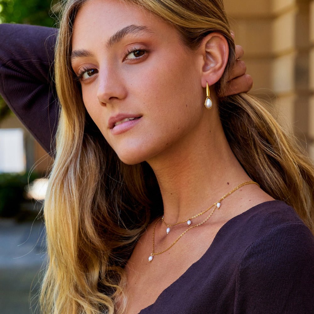 Agatha Pearl Drop Earrings