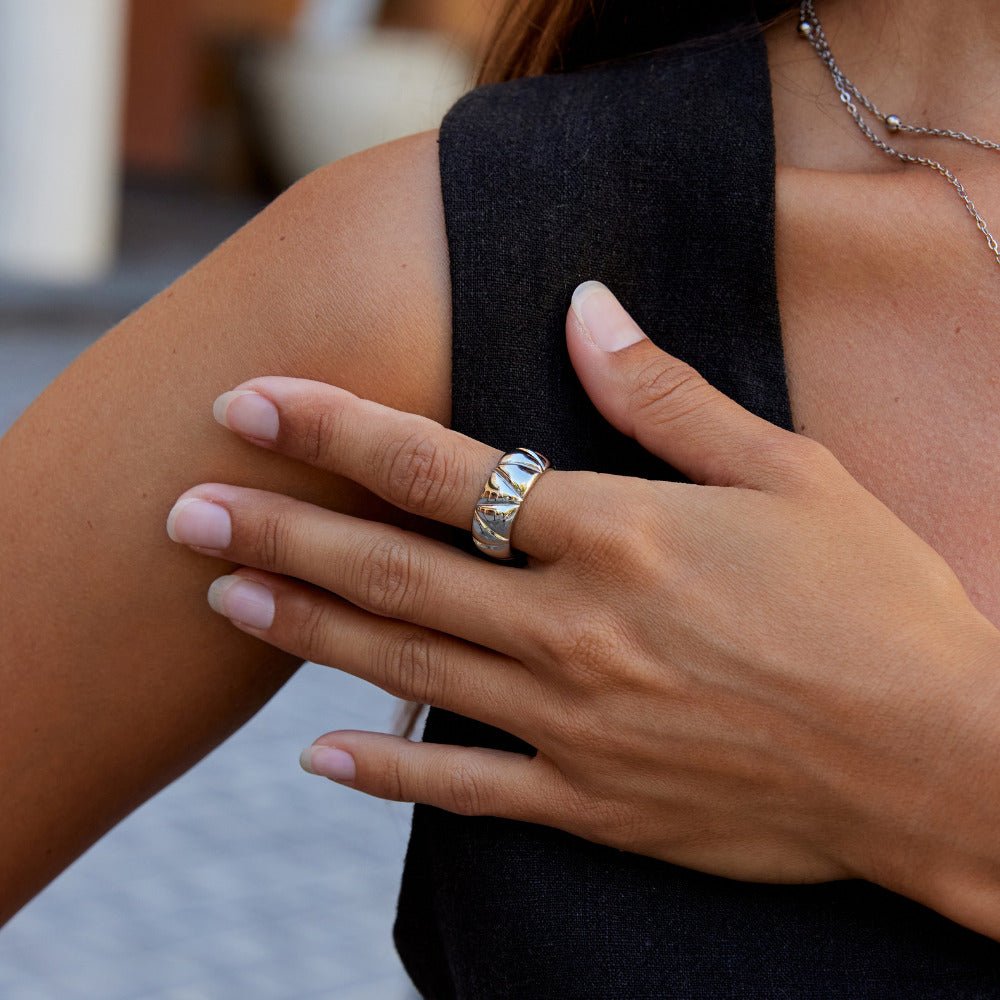 Anika Chunky Silver Ring