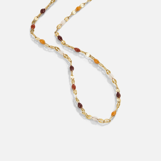 Aurora Stone Bead Necklace