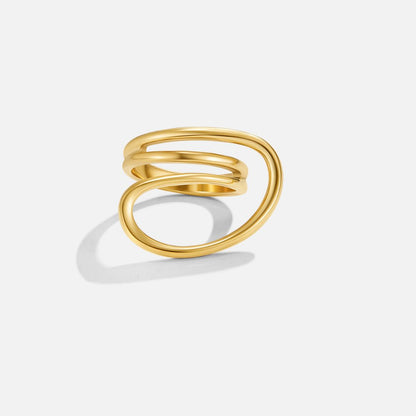 Ava Twisted Wave Ring