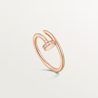 Juste un Clou ring, small model, diamonds