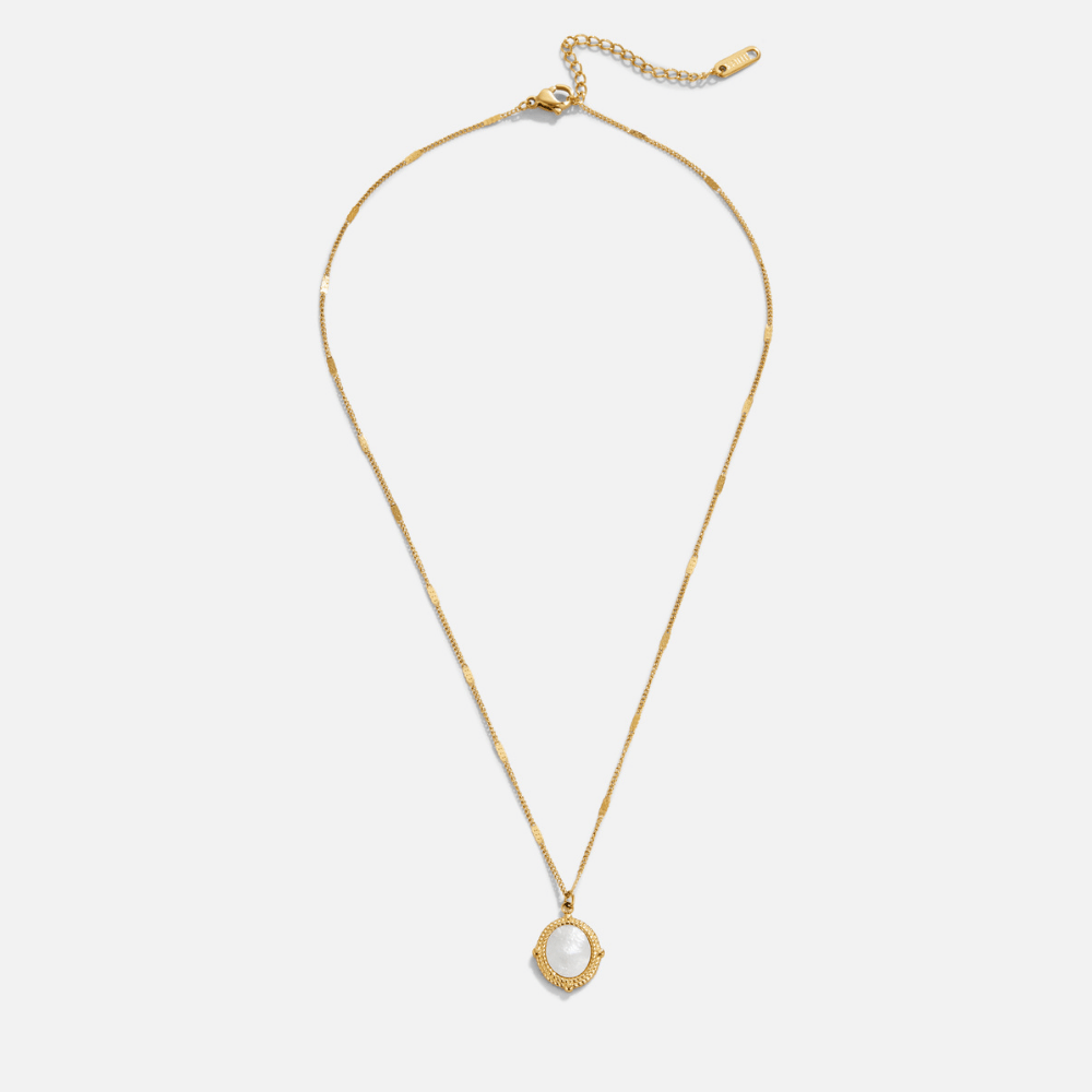 Bela Pearl Shell Pendant Necklace
