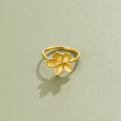Blooming Gold Flower Ring