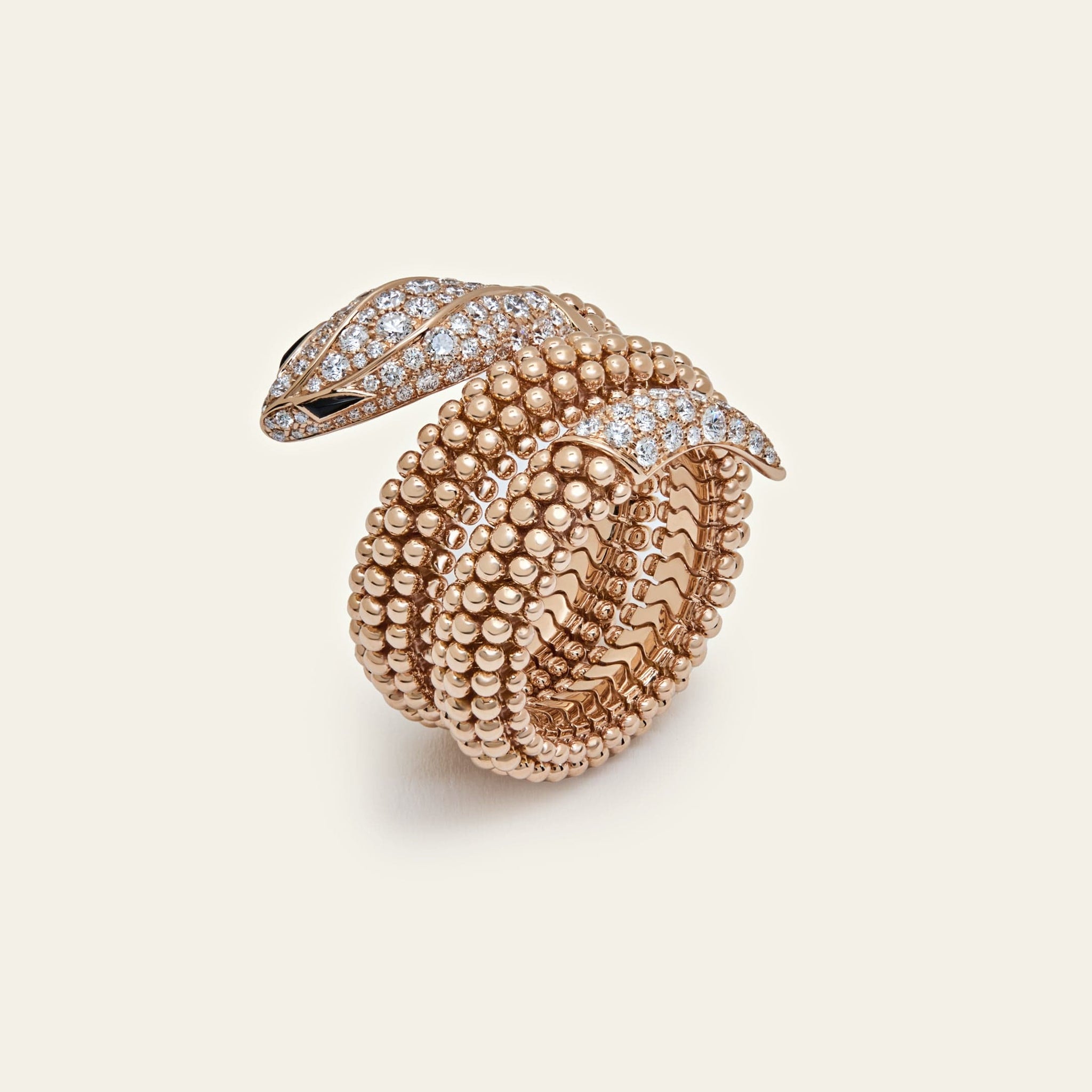 Bvlgari Pallini Serpenti Ring 358664 Rose Gold