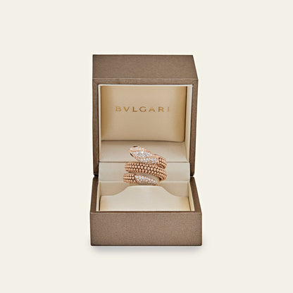 Bvlgari Pallini Serpenti Ring 358664 Rose Gold