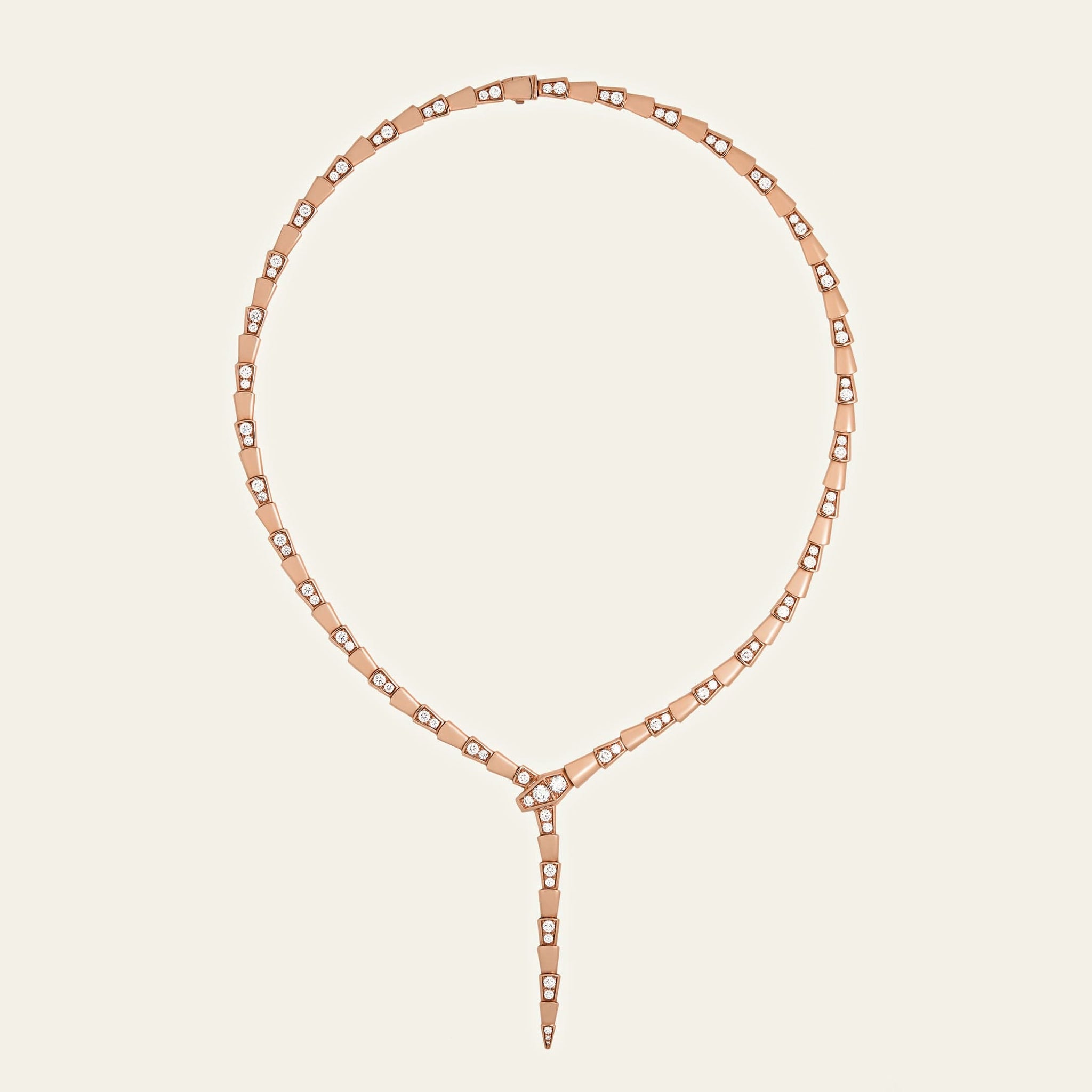 BVLGARI Serpenti Viper Necklace 353037 in Rose Gold