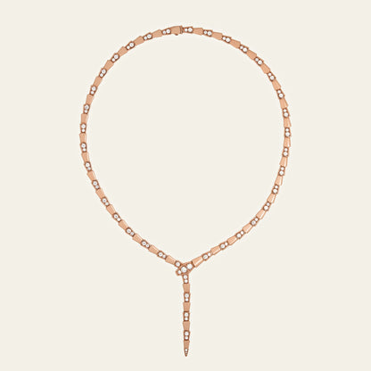 BVLGARI Serpenti Viper Necklace 353037 in Rose Gold