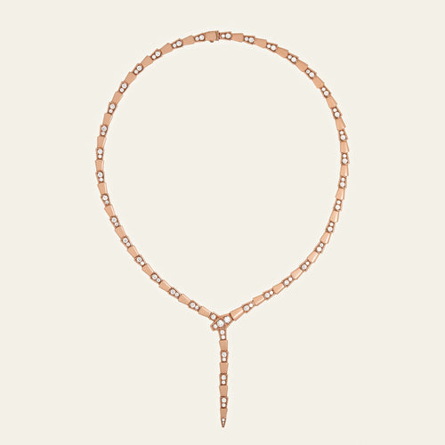 BVLGARI Serpenti Viper Necklace 353037 in Rose Gold