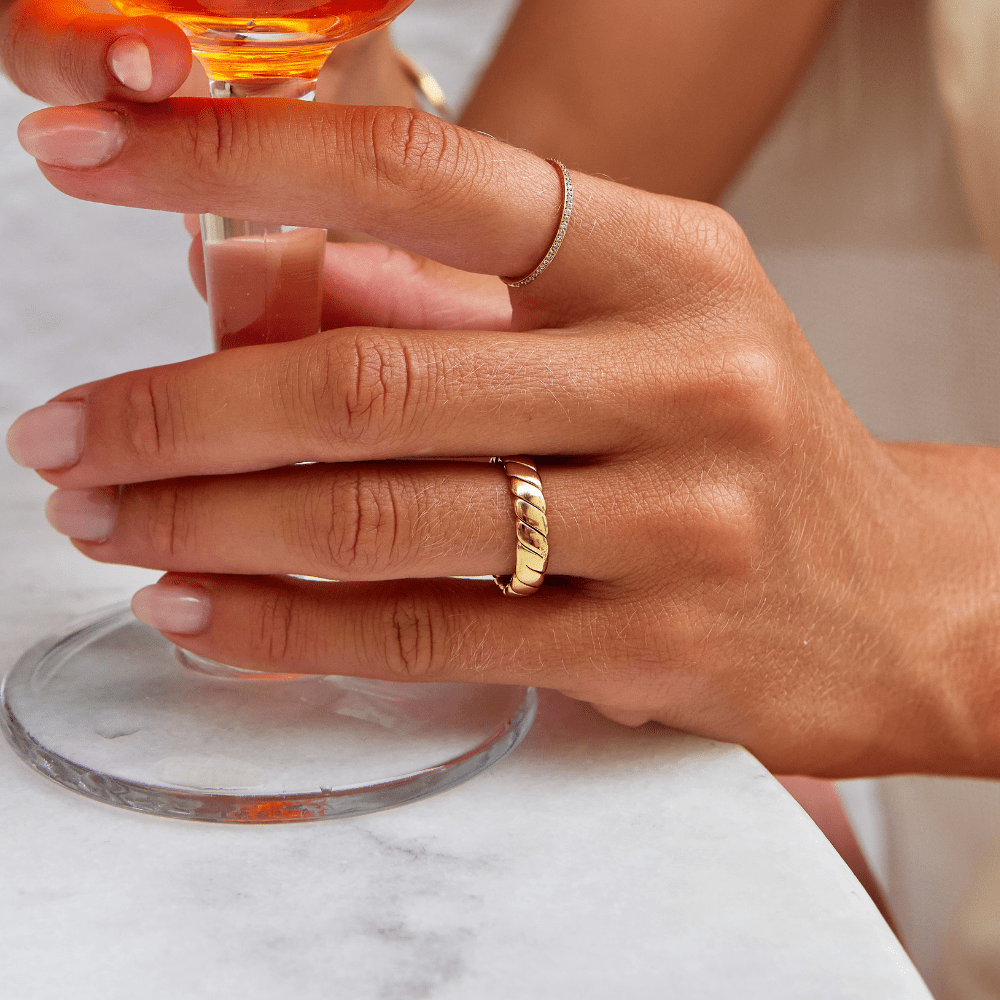 Calira Twisted Infinity Ring
