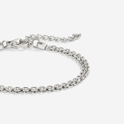 Capri Silver Chain Bracelet