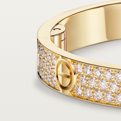 Cartier Love Diamond Bangle fully encrusted with diamonds LOVE bracelet, classic model, paved