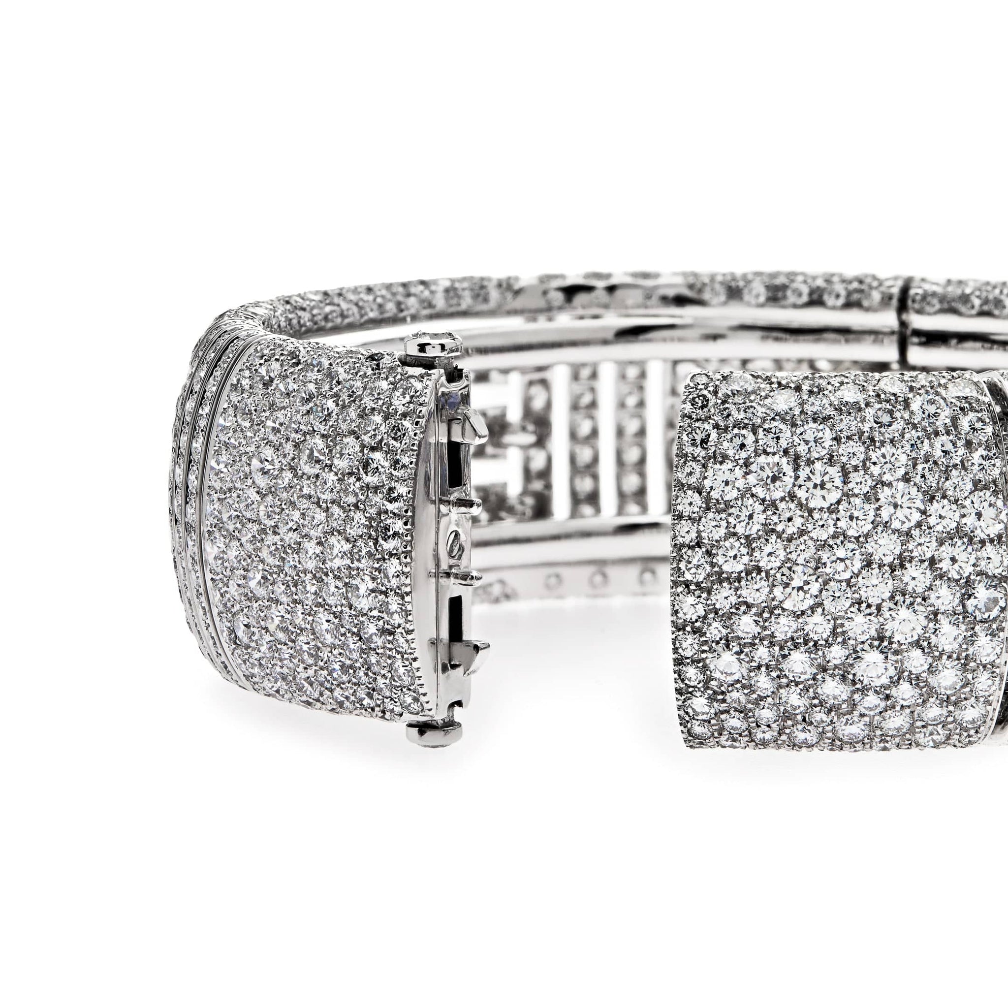 Chanel Deep Blue Diamond and Sapphire White Gold Bangle J62577