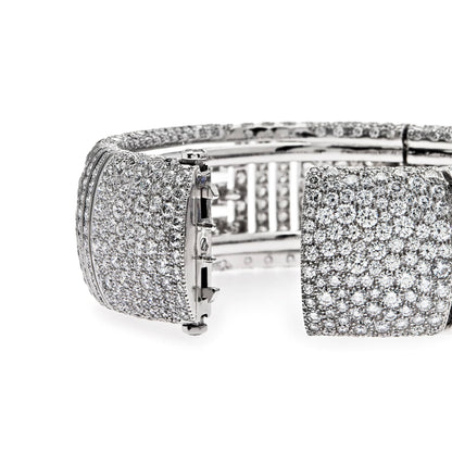 Chanel Deep Blue Diamond and Sapphire White Gold Bangle J62577