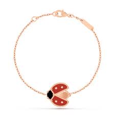 Van Cleef & Arpels Lucky Spring bracelet, open wings ladybug