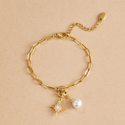 Crystal North Star Charm