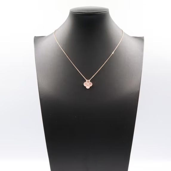 Van Cleef & Arpels Vintage Alhambra Lapis Lazuli Diamond 18K Yellow Gold Necklace