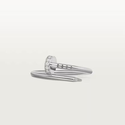 Juste un Clou ring, small model, diamonds