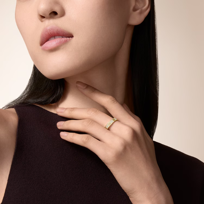 Cartier Rose Gold and Diamond-Paved LOVE Wedding Band