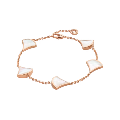 Diva's Dream Mother of Pearl Bracelet in 18kt Rose Gold